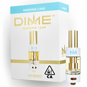 Dime Cartridges 1000mg | Wedding Cake